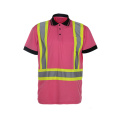 Reflektierende Polo-Shirt Hohe Sichtbarkeit 100% Polyester Sicherheit Traffic Bekleidung